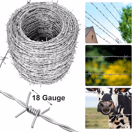 Arame farpado sanfona para sistemas de segurança